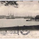 Virginia Postcard Norfolk View Of Port Sailing Ships 1906