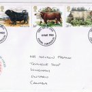 United Kingdom First Day Cover FDC Falkirk Cattle 1984
