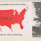 Postcard Delevan New York There Is No Better Town To Line In