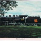 Transportation Postcard Kamloops BC Old CNR  Train 2141