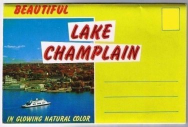 Vermont Souvenir Folder Beautiful Lake Champlain 12 Views