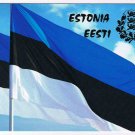 Estonia Postcard Estonian Flag & Coat Of Arms