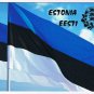 Estonia Postcard Estonian Flag & Coat Of Arms