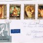 Stamps Art Hungary Envelope Budapest Festmenyek 1974 Nudes 4