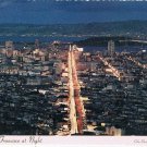 Florida Postcard San Francisco At Night From Twin Peaks