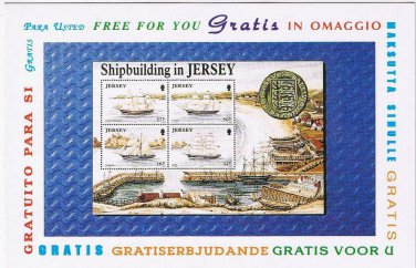 Advertising Postcard UK Jersey Stamp Collecting