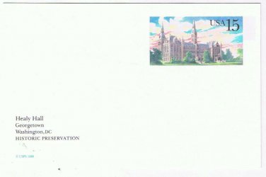 USPS Postcard America The Beautiful Washington Healy Hall Georgetown