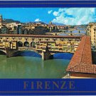 Postcard Florence Firenze Ponte Vecchio The Old Bridge