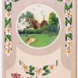 Greeting Postcard Birthday Cottage Trees Path