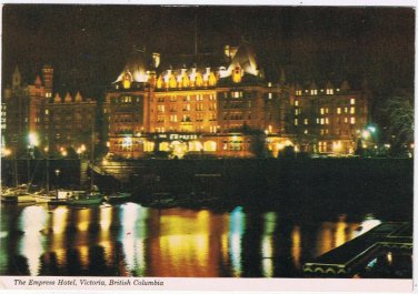 Postcard The Empress Hotel Victoria British Columbia