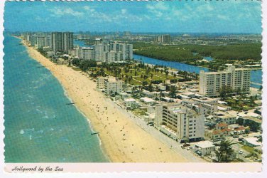 Florida Postcard Hollywood By The Sea Hollywood Beach