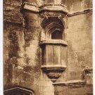 United Kingdom UK Postcard Oxford Magdalen College Pulpit 1458