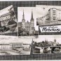 Germany Postcard Merseburg Multi View Schlosspavillon Dom Bahnhof Newmarktbruke
