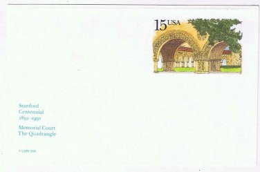 USPS Postcard America The Beautiful Stanford Centennial Memorial Crt Quadrangle