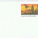 USPS Postcard America The Beautiful Cactus Desert Sunset