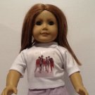 American Girl Doll One Direction Tshirt