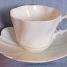 Rare All White Salisbury Bone China Teacup Set SLS2