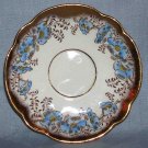 Royal Ardalt Scalloped Blue Floral Teacup Saucer Only