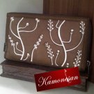Women Clutch Bag Handmade Embroidery Credit Card Holder Tab-Android Wallet