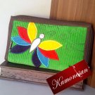 Hand Purse Organizer Handmade Embroidery Smartphone Wallet with Shoulder Strap