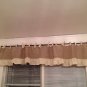 Handmade Burlap Natural Valance Window Treatment Rustic Look