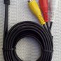 3.5 mm to 3-RCA AV Audio Video Cable for Camcorder Camera digital camera New