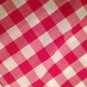 Pink Gingham Fabric By The Yard Cotton Blend