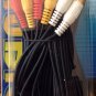 25-FT 3-RCA (L + R + V) Composite AV Audio Video Cable Gold Plated Male M/M 25'