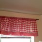 Handmade Red Gingham Valance