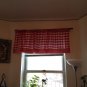 Handmade Red Gingham Valance