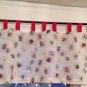 Kitchen Curtain Valance New Custom Made Tab Tops 60"