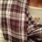 Handmade Stylish Women's Elegant Brown Gingham Infinity 2-Loop  Scarf Reversible