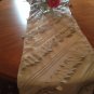 Handmade Gray, Silver Holidays Table Runner