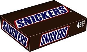 Snickers Chocolate Candy Bar, Singles (48 Count)
