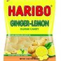 Haribo Gummy Candy, Ginger Lemon, 4-Ounce (Pack of 12)