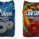 Life Savers Hard Candy, Individually Wrapped, Bundle Pack - Pep O Mint & 5 Flavo