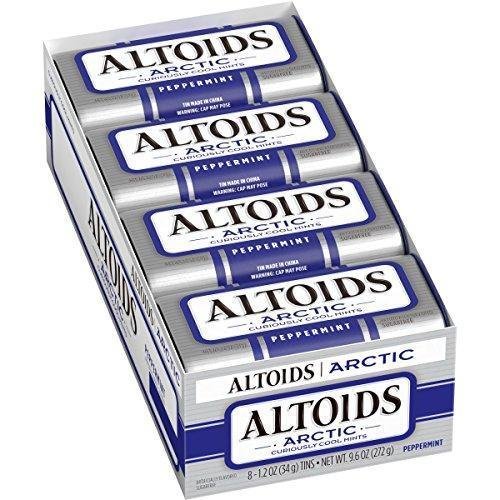 Altoids Arctic Peppermint Mints, 1.2 Ounce (8 packs)