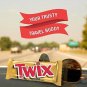 MARS TWIX Caramel Singles Size Chocolate Cookie Bar Candy 1.79-Ounce Bar 36-Cou