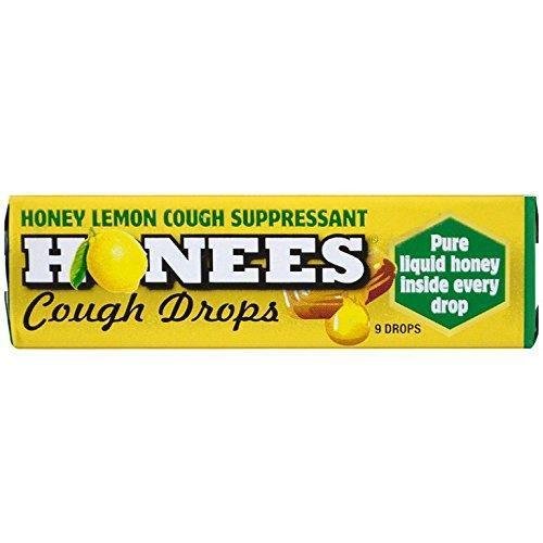 HONEES , Cough Drops, Honey Lemon, Pack of 24, Size 9 CT