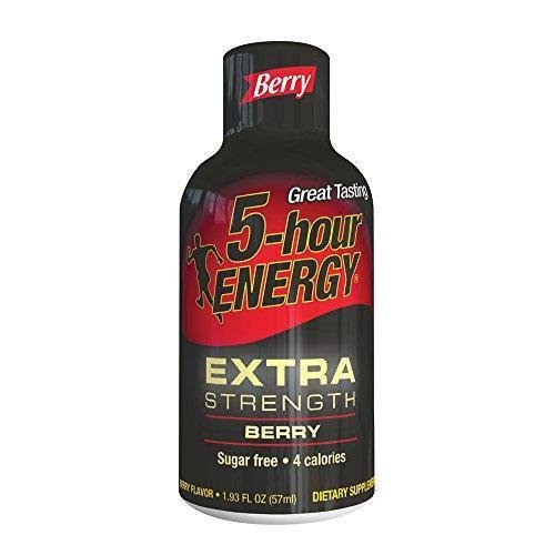 Extra Strength Energy Drink, Berry, 1.93oz Bottle