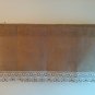 Burlap and Lace Valance