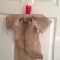 burlap Bow