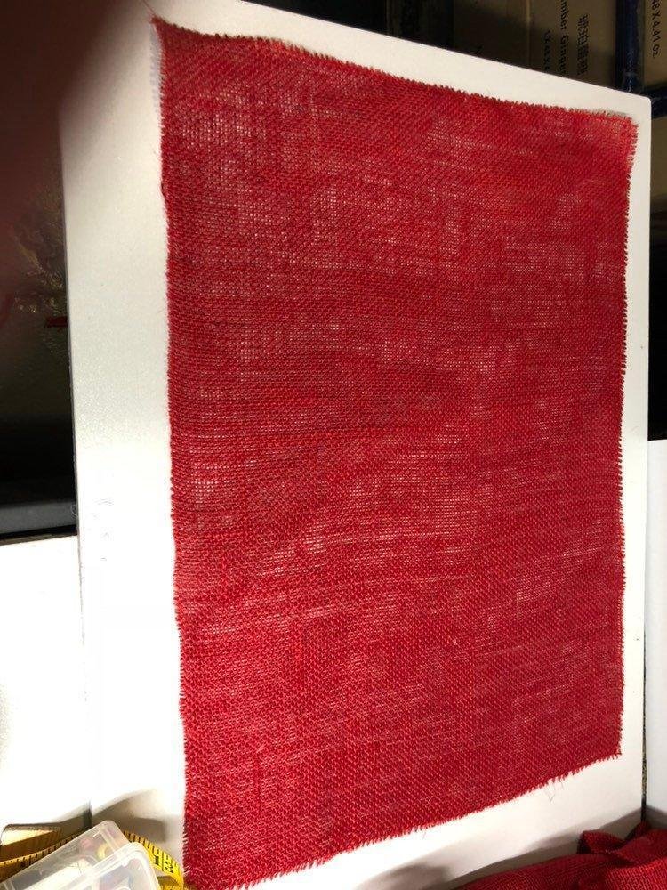 14X20 Red Burlap Placemat