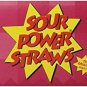 Sour Power Candy Straws, Wild Cherry Candy Straw Packages, 42.3 Ounce