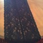 Black lace runner