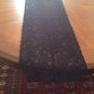 Black lace runner