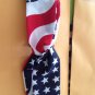 Handmade american flag twisted headband