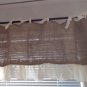Burlap Valance with Ruffles