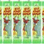 Sour Power Candy Straws, Flavored With Green Apple, 6-Pack (Green Apple, 6-Pack)