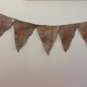 Handmade burlap banner, thanksgivings banner